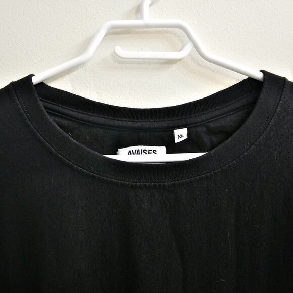 Men's Basic Crew Neck T-Shirt, Black, Short sleeve, XL - Picture 3 of 7